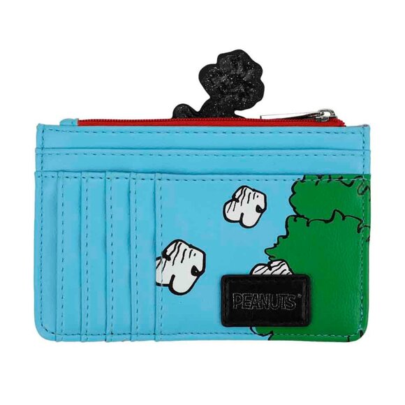 Peanuts Characters Mini Backpack with Snoopy and Woodstock Card Wallet
